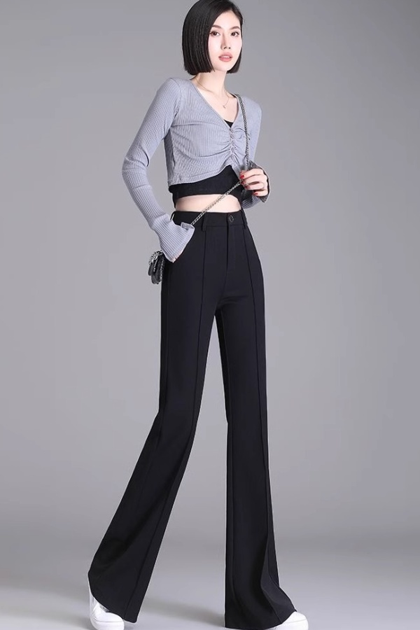 Slim pants high waist long pants for women