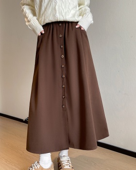 Exceed knee long skirt big skirt skirt for women