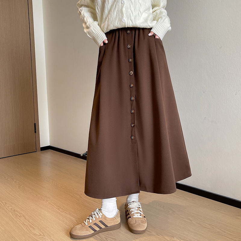 Exceed knee long skirt big skirt skirt for women