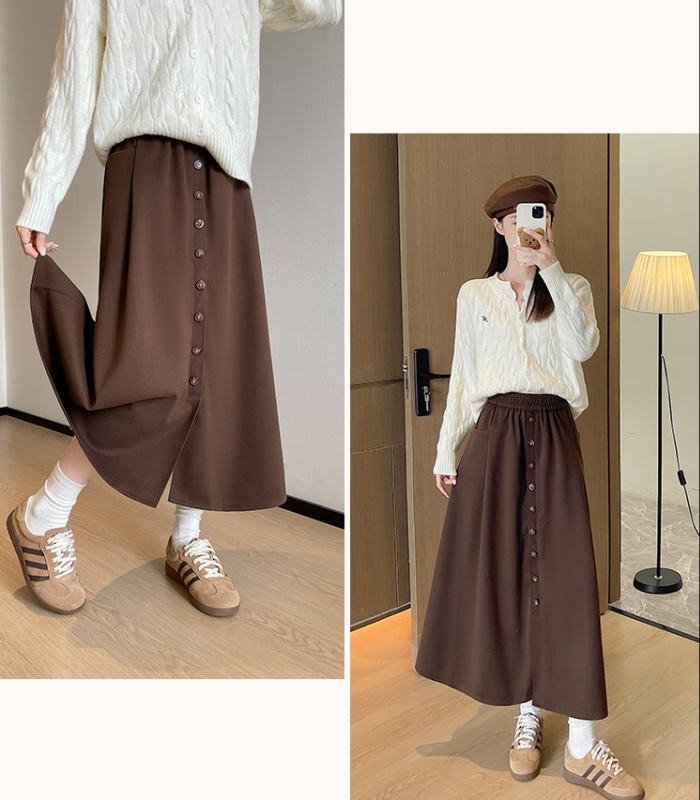 Exceed knee long skirt big skirt skirt for women