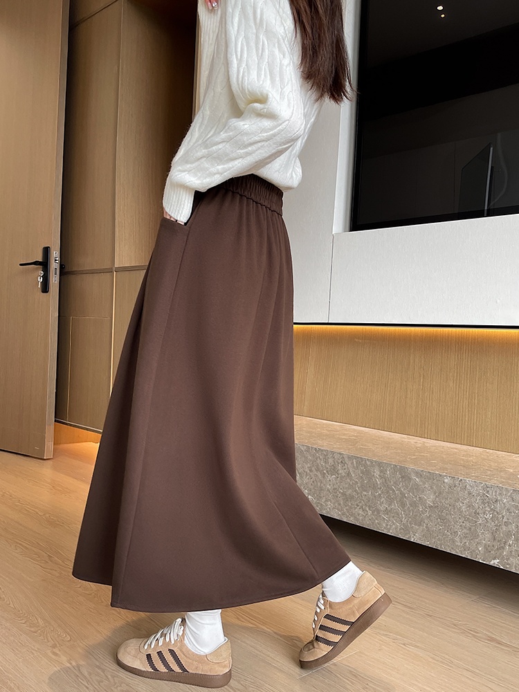 Exceed knee long skirt big skirt skirt for women