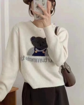 Autumn and winter tops pullover sweater for women