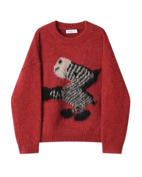 Christmas knitted sweater loose tops for women