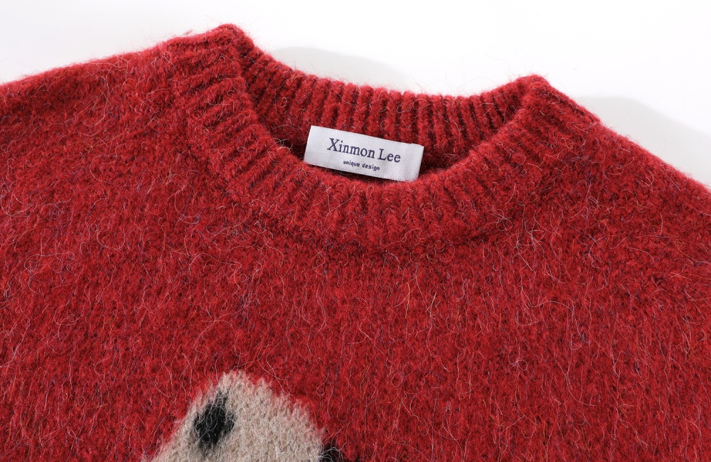 Christmas knitted sweater loose tops for women