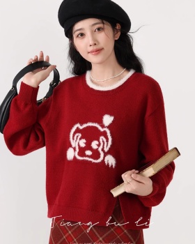 Autumn and winter sweater knitted tops