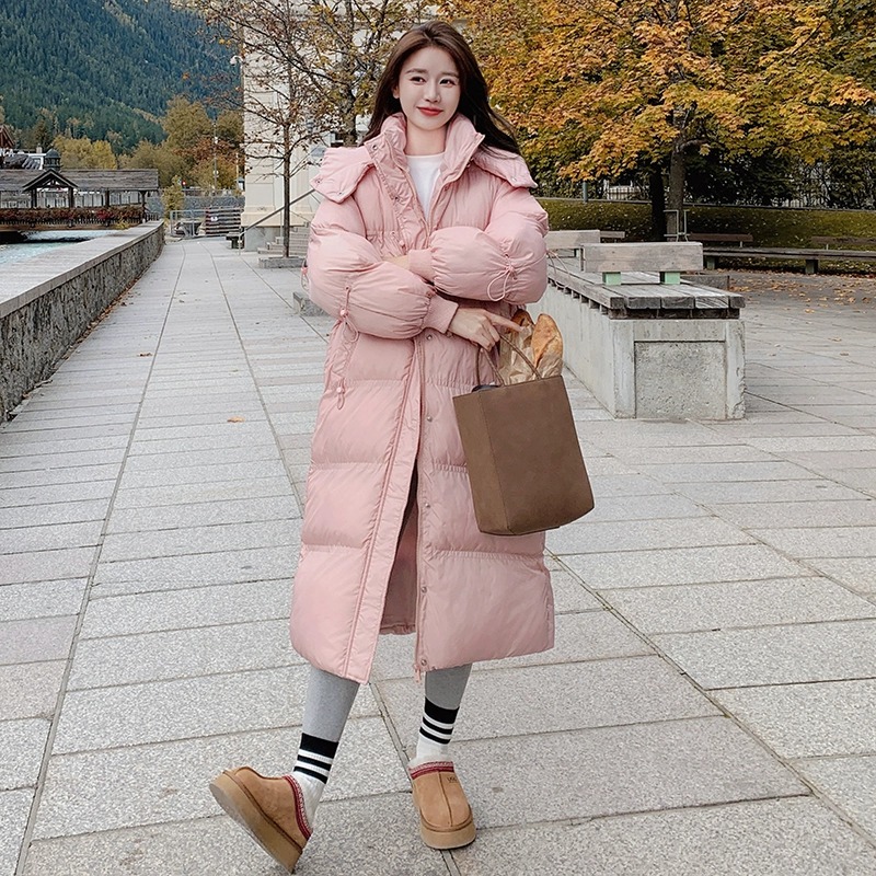 Thermal thick cotton coat fashion hooded coat for women