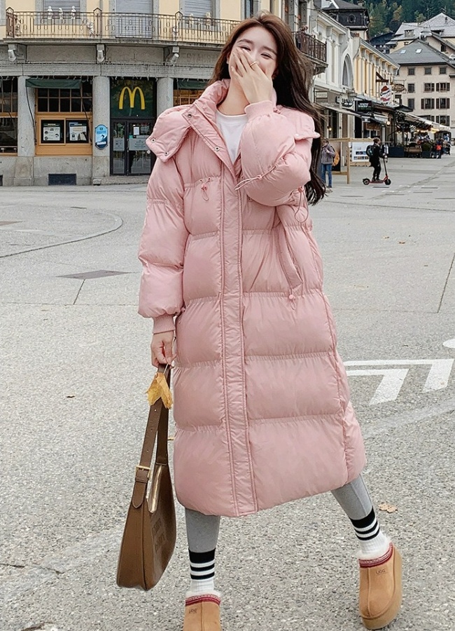 Thermal thick cotton coat fashion hooded coat for women