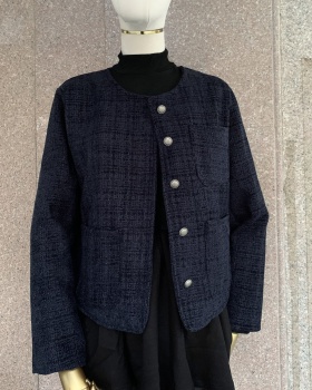 France style loose tops temperament chanelstyle coat