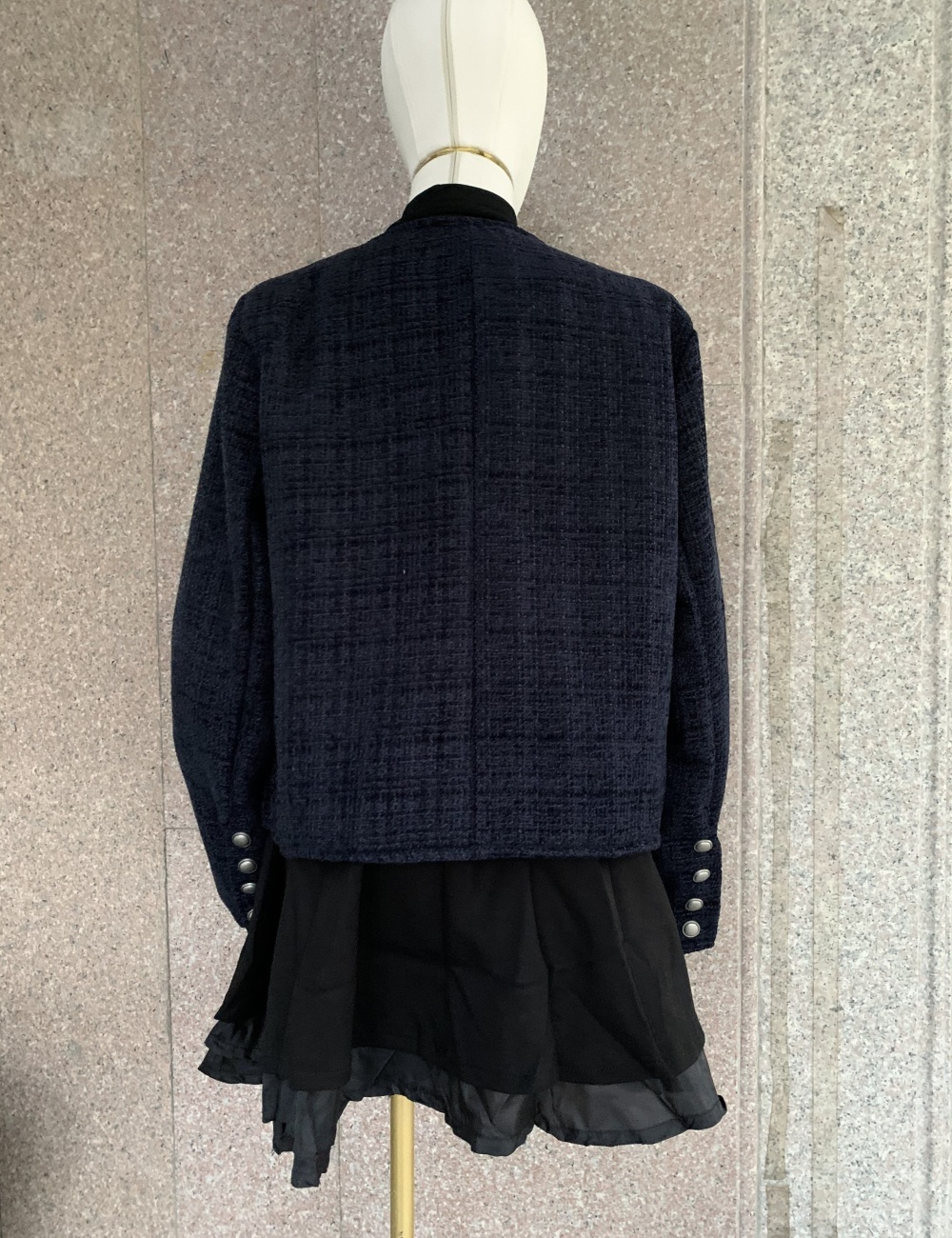 France style loose tops temperament chanelstyle coat