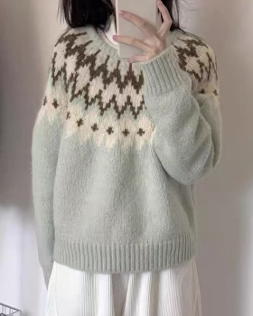 Pullover autumn and winter sweater loose lazy tops for women