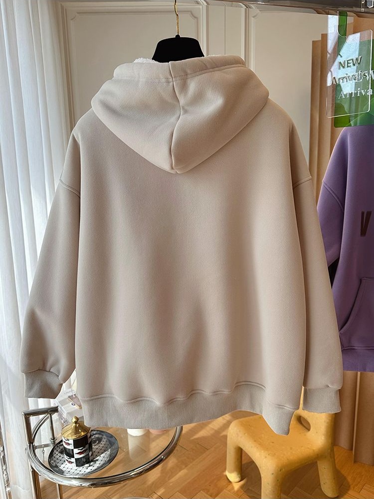 Thick loose tops autumn and winter hoodie for women