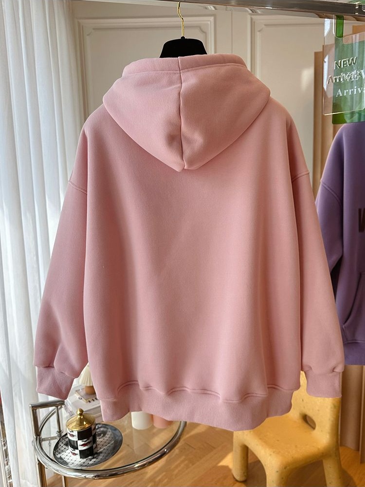 Thick loose tops autumn and winter hoodie for women