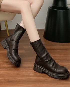 All-match low cylinder elasticity boots for women