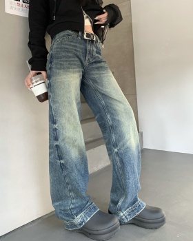 Low-waist casual pants American style jeans for women