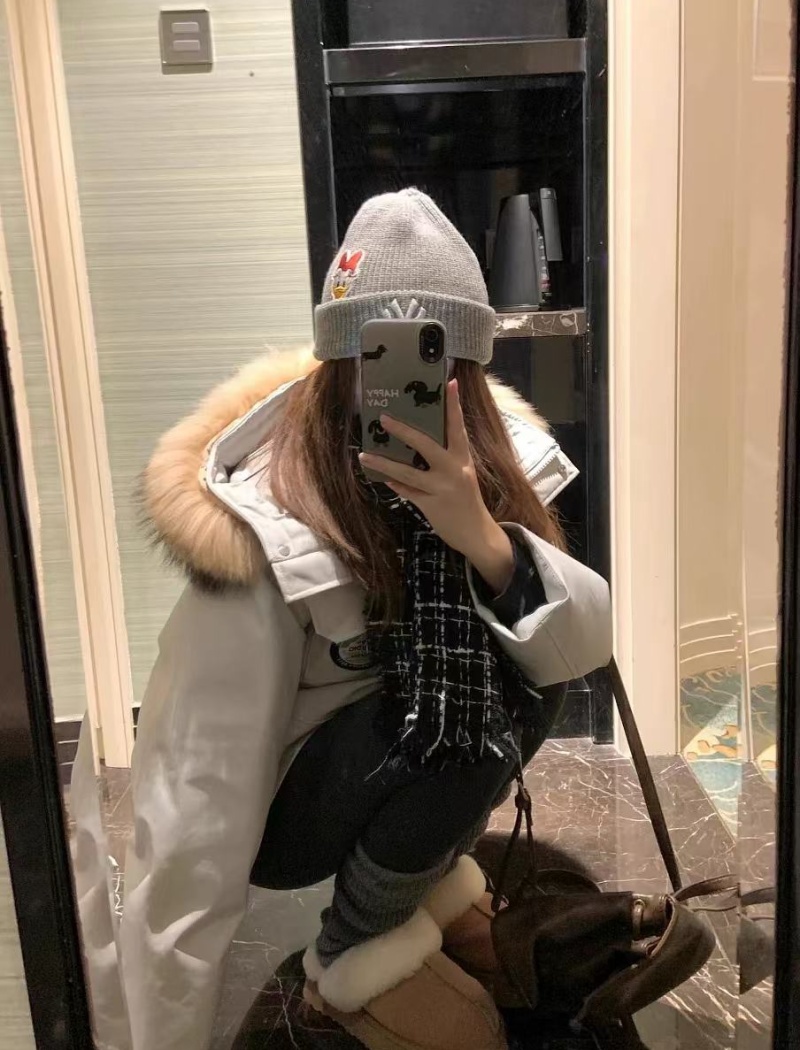 Thick Korean style winter cotton coat down long coat