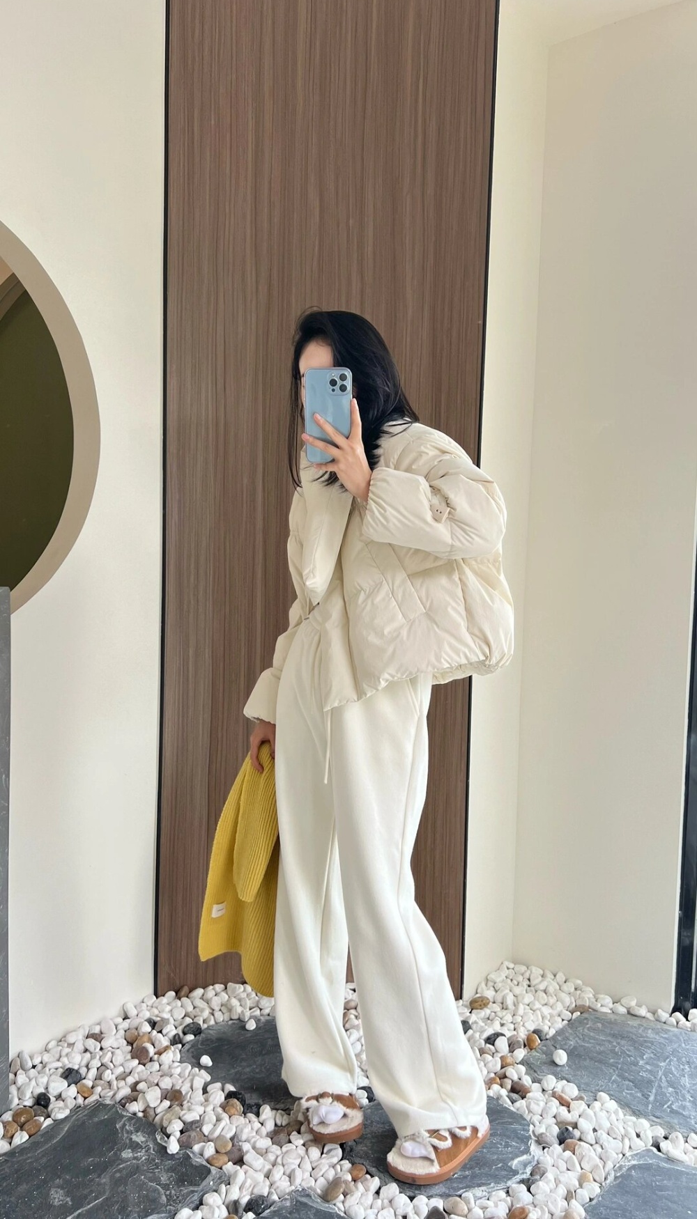 Korean style thermal cotton coat thin winter coat