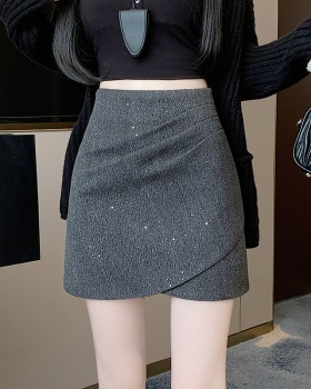 Autumn and winter short skirt high waist skirt for women