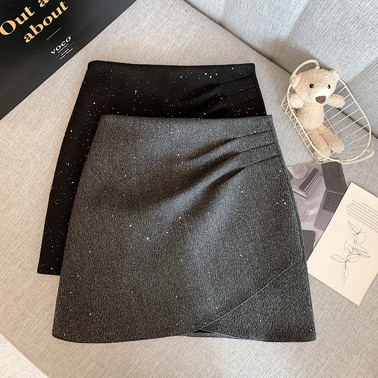 Autumn and winter short skirt high waist skirt for women