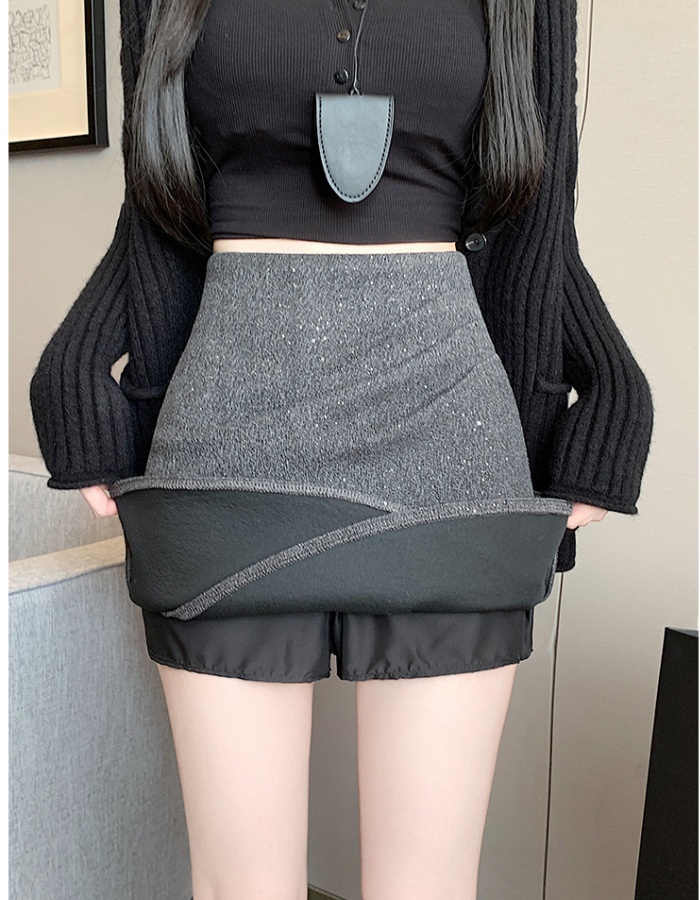 Autumn and winter short skirt high waist skirt for women