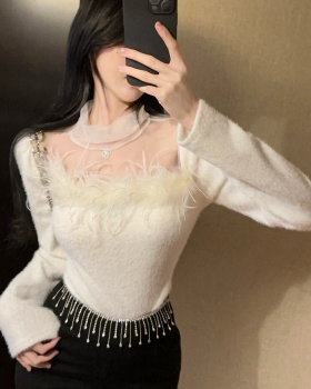 Autumn and winter tops bottoming shirt for women