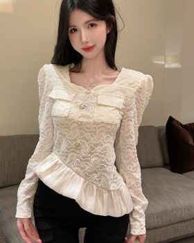 Splice shirts temperament bottoming shirt for women