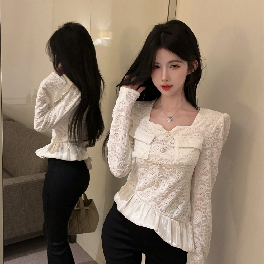 Splice shirts temperament bottoming shirt for women