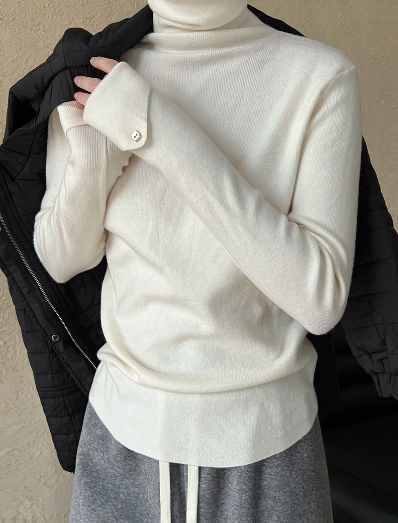 Inside the ride autumn and winter tops slim sweater for women