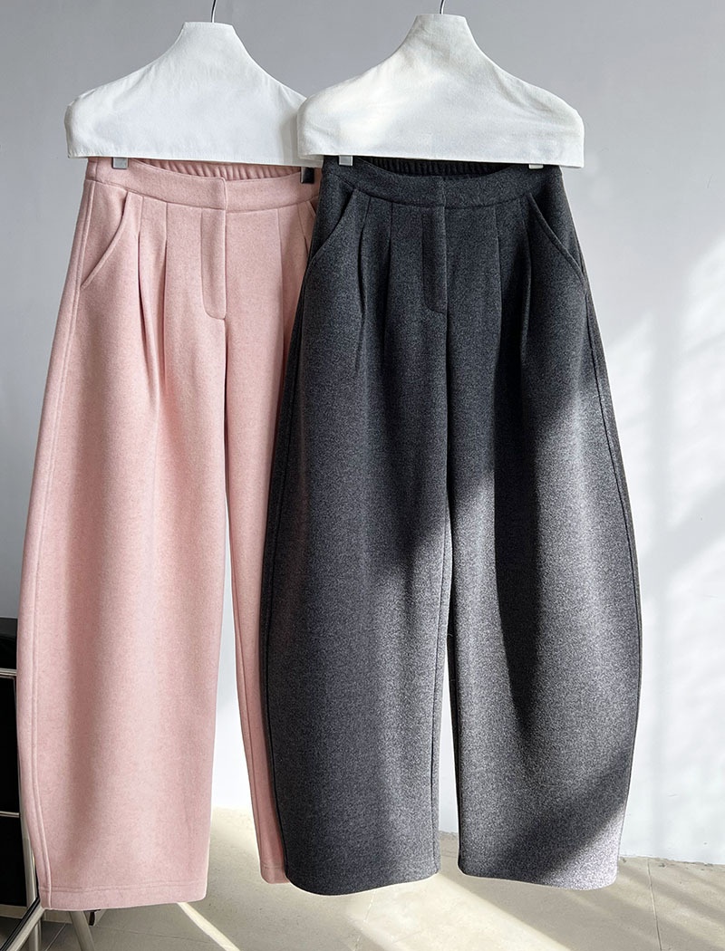 Korean style autumn and winter pants thick long pants