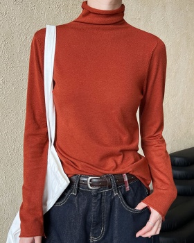 Autumn and winter simple bottoming shirt thermal tops