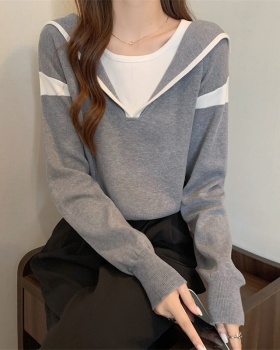 Autumn and winter Korean style sweater hooded tops