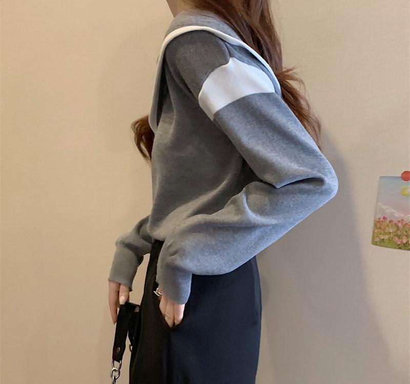 Autumn and winter Korean style sweater hooded tops