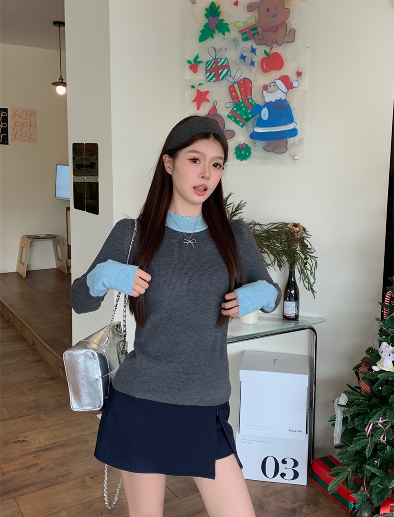 Autumn and winter bottoming shirt all-match sweater