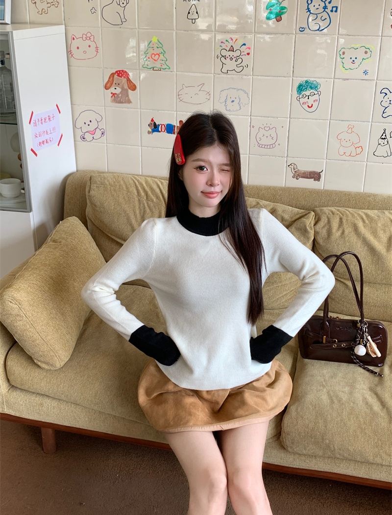 Autumn and winter bottoming shirt all-match sweater