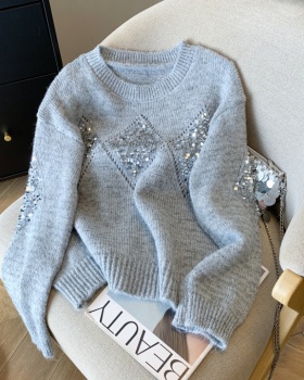 Wool autumn and winter pullover lazy sweater for women