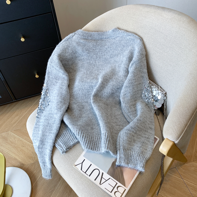 Wool autumn and winter pullover lazy sweater for women