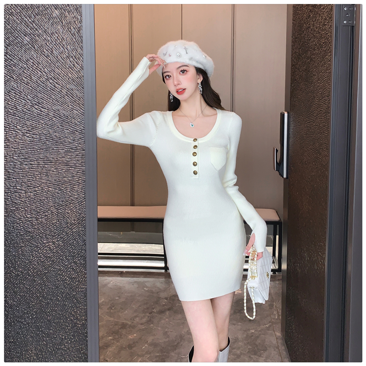 France style slim dress inside the ride T-back for women