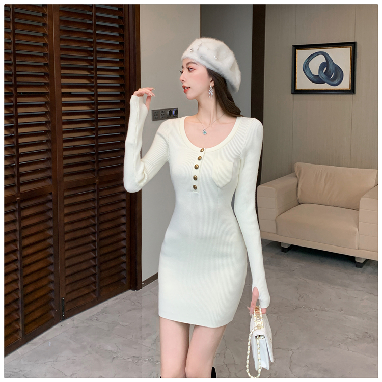 France style slim dress inside the ride T-back for women