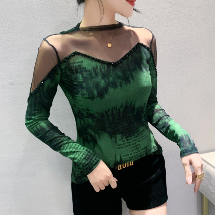 Long sleeve bottoming shirt T-shirt for women