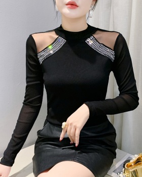 Western style small shirt bottoming shirt for women