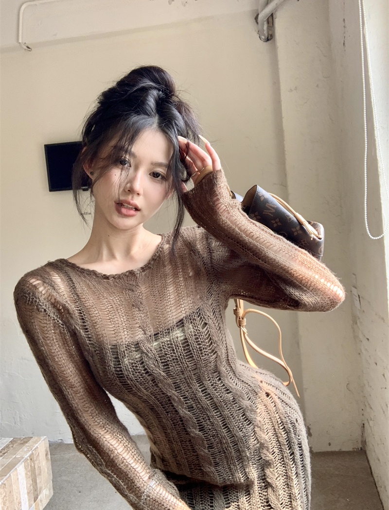 Winter autumn and winter velvet colors dress 2pcs set