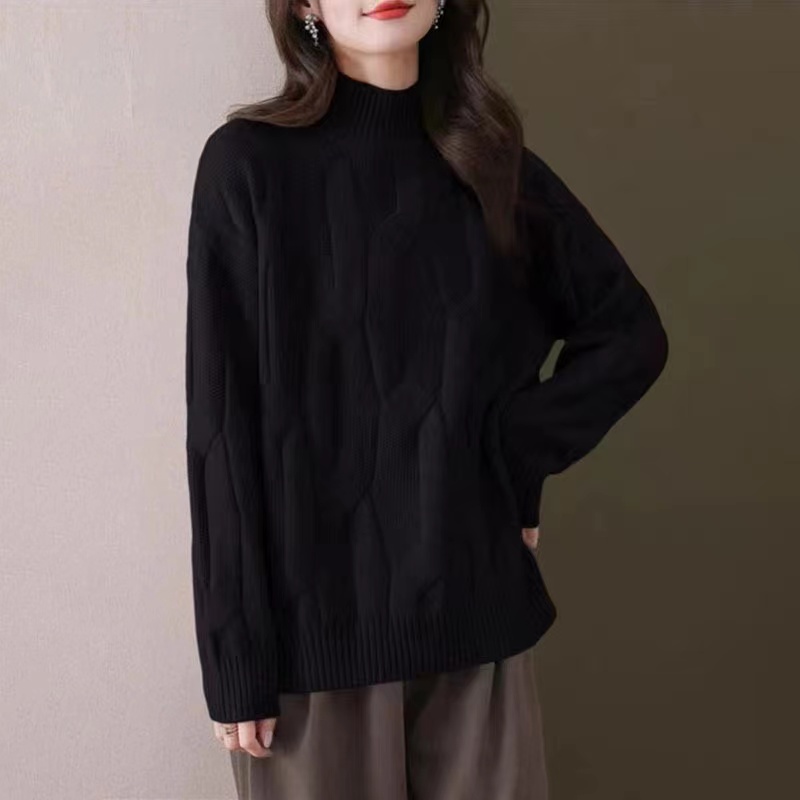 Autumn and winter sweater bottoming shirt for women