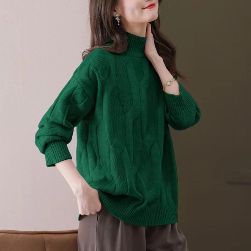 Autumn and winter sweater bottoming shirt for women