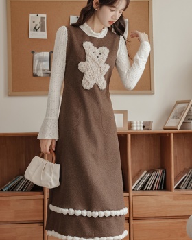 Temperament ladies autumn and winter dress for women