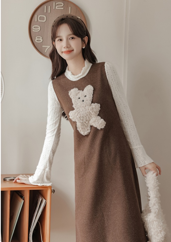 Temperament ladies autumn and winter dress for women