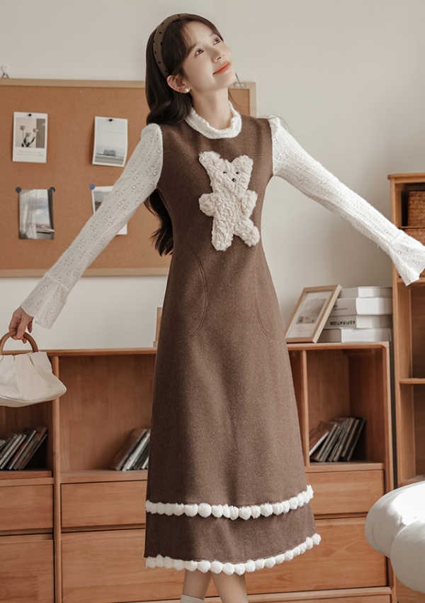 Temperament ladies autumn and winter dress for women