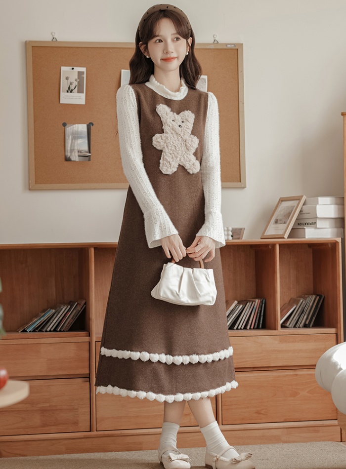 Temperament ladies autumn and winter dress for women