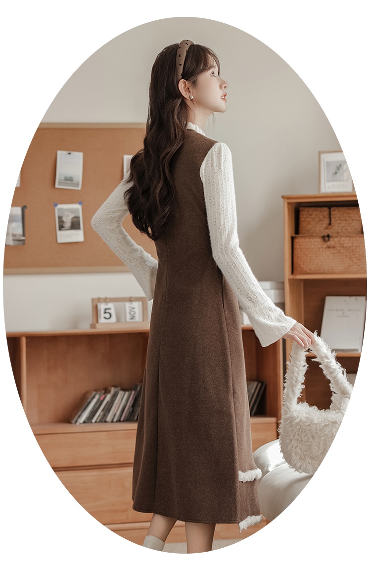 Temperament ladies autumn and winter dress for women