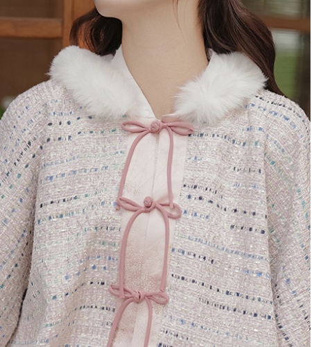 Sweet pink chanelstyle temperament jacket