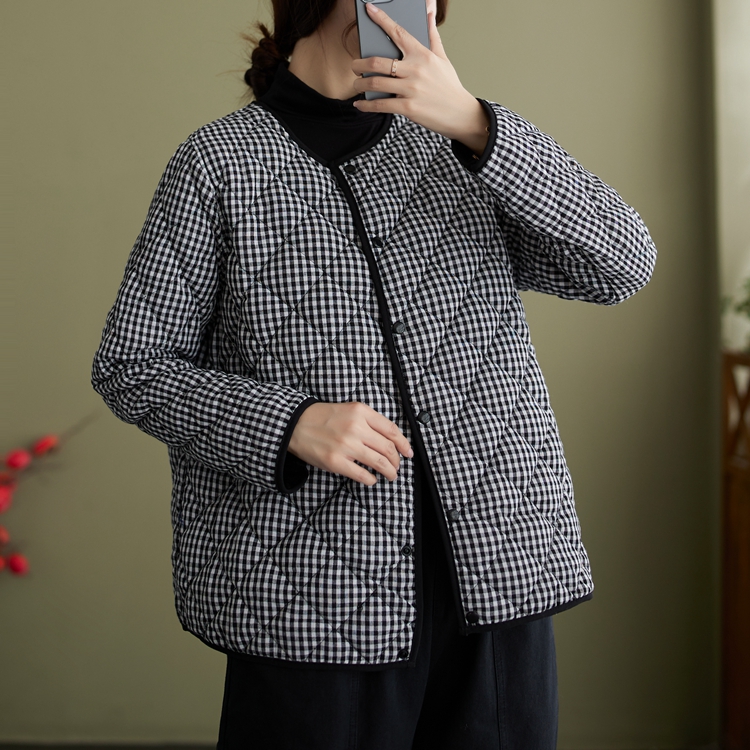 Large yard retro cotton coat fashion wear down coat