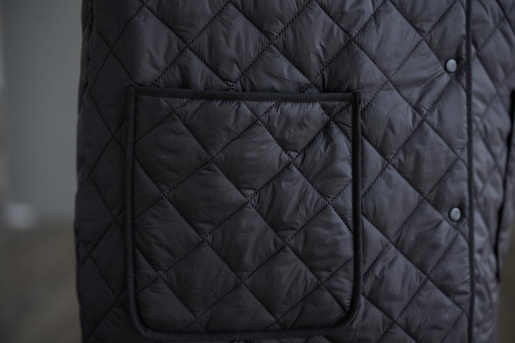 Quilted loose overcoat thick personality coat